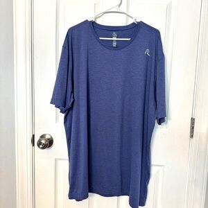 Men’s Rhoback Blitz tech tee, size XXXL, Deep Navy color